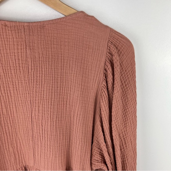 HYFVE Pink Gauze Baby Doll Mini Dress - Picture 5 of 6